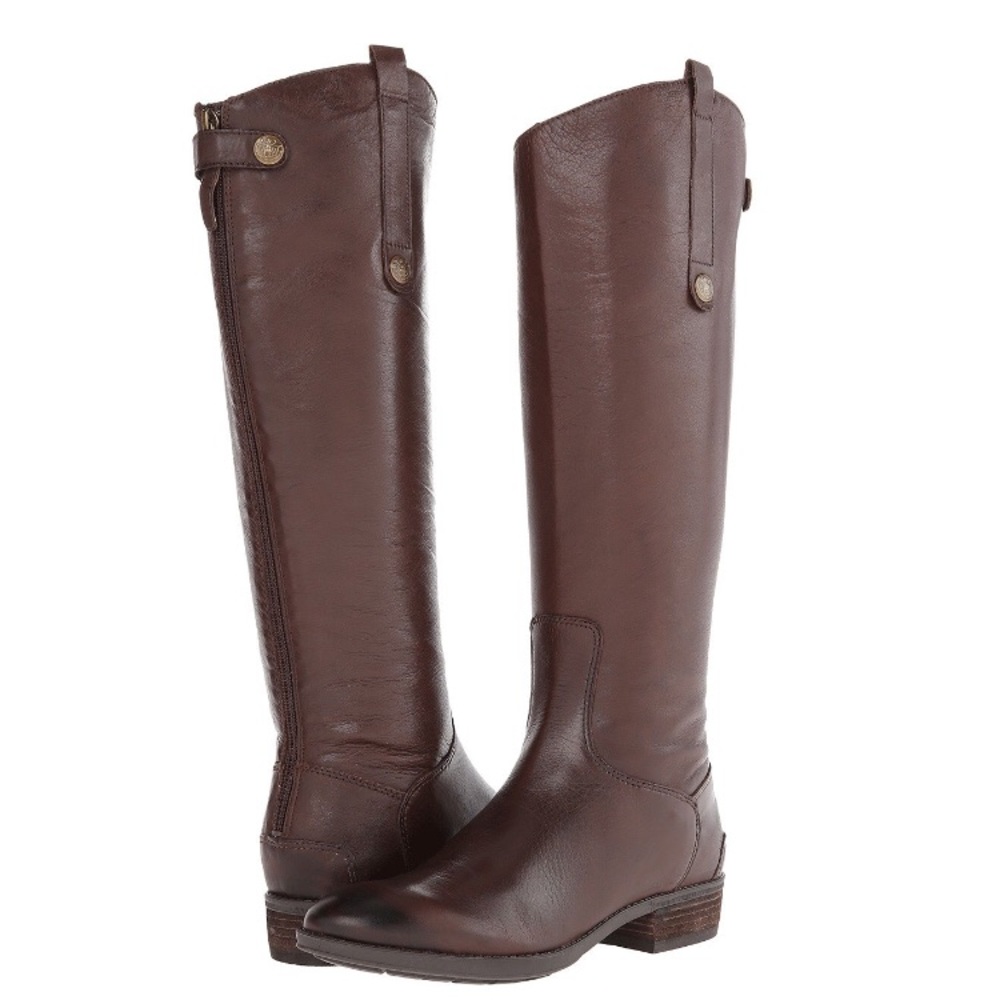 Sam Edelman Leather Riding Boots, Size 8
